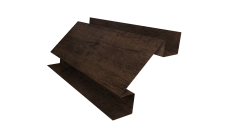 Планка угла внутреннего сложного Блок-Хаус new Grand Line 0,45 Print-Double Elite Antique Wood (2м)