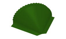 Заглушка конусная Grand Line 0,45 PE RAL 6002 лиственно-зеленый