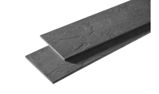 Фиброцементный сайдинг Фибратек Сланец 3000x190x8мм серый, под покраску