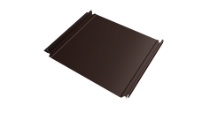 Кликфальц Double Pro Grand Line 0,45 Drap ТХ с пленкой на замках RAL 8017 шоколад