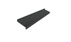 Отлив простой 100 Grand Line 0,45 PE с пленкой RAL 7016 антрацитово-серый (2м)