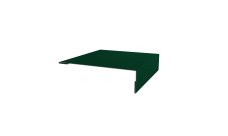 Планка мансардная Grand Line 0,45 PE-Double с пленкой RAL 6005 зеленый мох (3м)