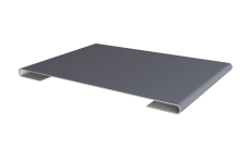 Планка стыковочная 0,45 Drap TX RAL 7004 сигнальный серый (2м)