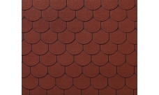 Черепица гибкая RoofShield Фемили Лайт Готик красный