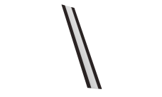 Крепежная планка жалюзи Milan, Milan Slim, Tokyo 0,5 Drap TX RAL 9005 черный (3м)