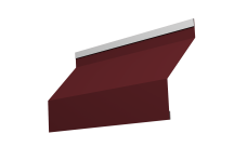 Ламель забора жалюзи Milan Slim 0,45 PE RAL 3005 красное вино