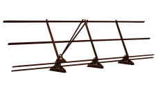 Ограждение кровельное со снегозадержателем Grand Line 0,9х3м RR 29