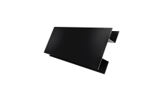 Планка H-образная стыковочная сложная Grand Line 0,5 Satin с пленкой RAL 9005 черный (2м)