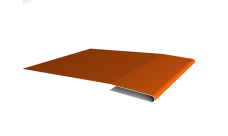 Планка начальная Grand Line 0,45 PE с пленкой RAL 2004 оранжевый (3м)