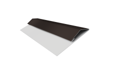 Планка стартово-финишная Экобрус, Экобрус new Grand Line 0,5 PurPro с пленкой RR 32 темно-коричневый (2м)