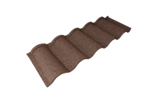 Лист композитной черепицы Grand Line Palermo брауни