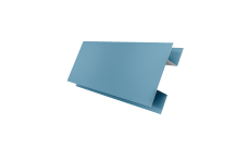 Планка H-образная стыковочная сложная 0,45 Drap TX RAL 5024 пастельно-синий (2м)