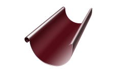 Желоб полукруглый Grand Line ПУ 125мм 3м RAL 3005 красное вино