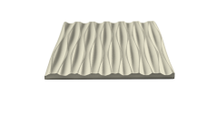 Фиброцементная панель Бетэко Дюна 1220х2440х10мм RAL 1013