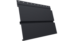 Квадро Брус v01 Grand Line 0,5 Rooftop Бархат с пленкой RAL 7024 мокрый асфальт