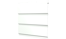 Софит металлический Классик v01 Grand Line без перфорации 0,5 Satin с пленкой RAL 9003 сигнальный белый