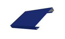 Ламель лицевая 150 забора жалюзи Техас Grand Line 0,45 PE RAL 5002 ультрамариново-синий