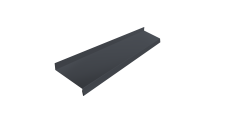 Отлив простой 100 Grand Line 0,5 Сатин матовый ТХ RAL 7024 мокрый асфальт (2м)