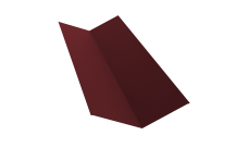 Планка ендовы верхней 145х145 Grand Line 0,45 Drap ТХ RAL 3005 красное вино (2м)