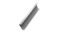 Декоративная накладка на столб универсальная 62х55 для забора жалюзи 0,45 Print Elite Snow Wood TwinColor (3м)