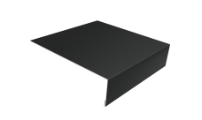 Планка лобовая/околооконная простая 190х50 0,45 Drap ST RAL 7016 антрацитово-серый (2м)