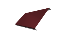 Ламель обратная 200 забора жалюзи Техас Grand Line 0,45 PE RAL 3005 красное вино