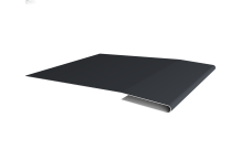 Планка начальная Grand Line 0,5 PurPro матовый RAL 7024 мокрый асфальт (2м)