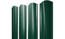 Штакетник Круглый фигурный 0,45 PE lite RAL 6005 зеленый мох