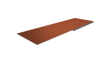 Планка финишная 48х25 Grand Line 0,45 Drap ТХ RAL 8004 терракота (3м)