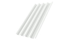 Профнастил Н60R v01 0,5 Satin RAL 9003 сигнальный белый