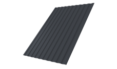 Профнастил С8A v01 0,5 Satin RAL 7024 мокрый асфальт