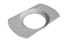 Воронка врезная круглая Vortex Project 146мм Zn