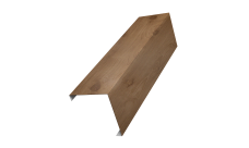 Декоративная накладка на столб универсальная угловая 62х55 для забора жалюзи 0,45 Print Premium Pine Wood Fresh (3м)