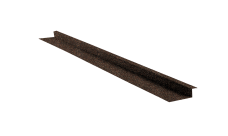 Комплект Планка примыкания для композитной черепицы Grand Line брауни (1,25м) (10 штук)