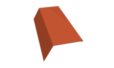 Планка карнизная 120х80 Grand Line 0,45 PE с пленкой RAL 8004 терракота (2м)