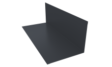 Планка примыкания 130х160мм 0,45 Drap ST lite RAL 7024 мокрый асфальт (2м)