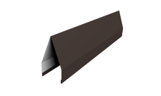 Ламель забора жалюзи Tokyo new 0,45 PE с пленкой RR 32 темно-коричневый