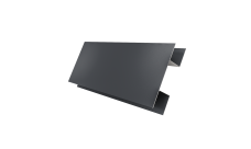 Планка H-образная стыковочная сложная Grand Line 0,5 Satin Matt RAL 7024 мокрый асфальт (2м)