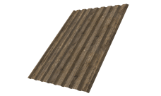 Профнастил С20A Grand Line 0,45 Print Elite Nordic Wood TwinColor