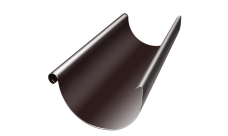 Желоб полукруглый Grand Line PE 150 мм 3 м RAL 8017 шоколад
