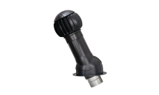 Комплект вентиляции Gervent для фальцевой кровли и гибкой черепицы изолированный 150/160мм черный