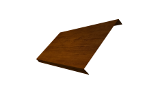 Ламель обратная 200 забора жалюзи Техас Grand Line 0,45 Print Premium Golden Wood Intense FTC