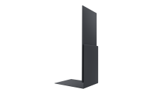 Планка приемная оконная Grand Line 0,45 Drap-double TX RAL 7024 мокрый асфальт (2м)