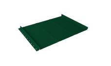 Кликфальц Line Grand Line 0,45 Drap ТХ с пленкой на замках RAL 6005 зеленый мох