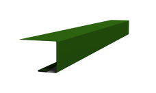 Планка завершающая для Кликфальц Pro 0,45 PE с пленкой RAL 6002 лиственно-зеленый (2м)