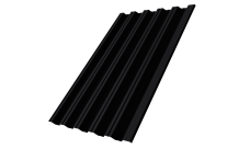 Профнастил НС35R 0,45 PE RAL 9005 черный