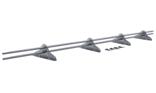 Снегозадержатель NEW трубчатый Grand Line RAL 9006 3м