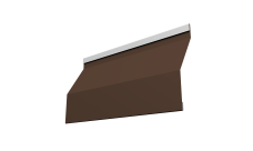 Ламель забора жалюзи Milan Slim 0,45 PE RAL 8017 шоколад