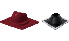 Элемент проходной Gervent Универсал для всех типов кровли бордовый