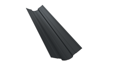 Планка ендовы верхней фигурной 70x70 0,45 Drap TR RAL 7016 антрацитово-серый (3м)